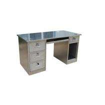 Office Stainless Steel Table 1150 x 600 x 800 mm Silver_0