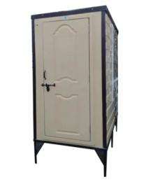 HF FRP 8 ft Portable Toilet Cabin White_0