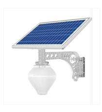 Cool White LED Galvanized Iron 25 Ah Solar Street Light_0