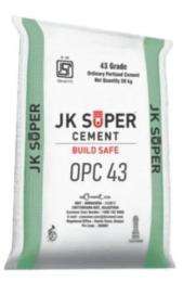 JK OPC 43 Grade Cement_0