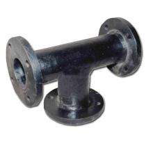 BEW Flange End Ductile Iron Branch Tees 100 mm_0