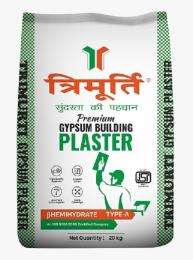 Trimurti Beta Hemihydrate Type-A Building Gypsum Plasters 20 kg White_0