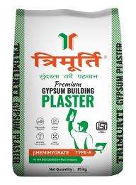 Trimurti Beta Hemihydrate Type-A Building Gypsum Plasters 25 kg White_0