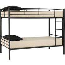 Iron 2 Tier Hostel Bed 72 x 36 x 36  inch Black_0