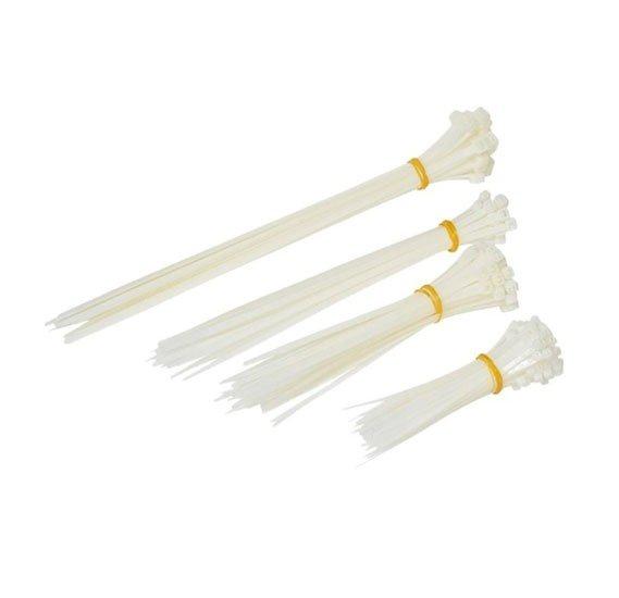SLOCK Nylon PA66 100 mm 1.8 mm Cable Ties White_1