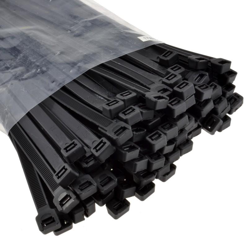 SLOCK Nylon PA66 100 mm 2.5 mm Cable Ties Black_2