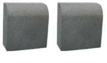 OM Taper Top Concrete Kerb Stones 450 x 300 x 150 mm_0