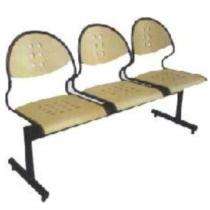 Neelam 3 Seater Waiting Bench Stainless Steel 57 x 22 x 32 inch_0