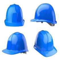 EAST RASAYAN HDPE Blue Modular Safety Helmets_0
