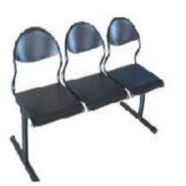 Neelam 3 Seater Waiting Bench Stainless Steel 57 x 22 x 32 inch_0