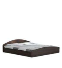 Mintwud Engineered Wood Modern King Size Bed 23.4 x 75.6 x 80.3 inch Wenge_0