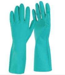 Flock Lined Nitrile Safety Gloves 8 inch_0
