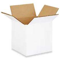 OPS Duplex 11.5 x 8 x 5 inch 10 kg White Corrugated Boxes_0