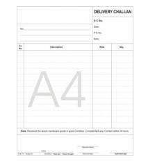 Delivery Challan Book A4 25 Pages White_0