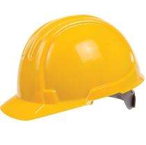 Ador HDPE Yellow Protective Headgear Safety Helmets KING HELMET - H- Y_0