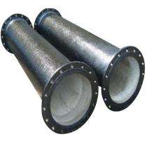 PDS 150 mm Bitumen Coated CI Pipes 12 m Double Flanged_0