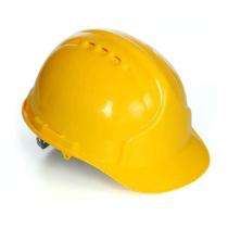 High Fiber Yellow Air Ventilated Safety Helmets_0