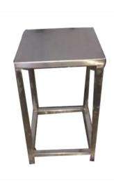 Stools Backless Stainless Steel Silver_0