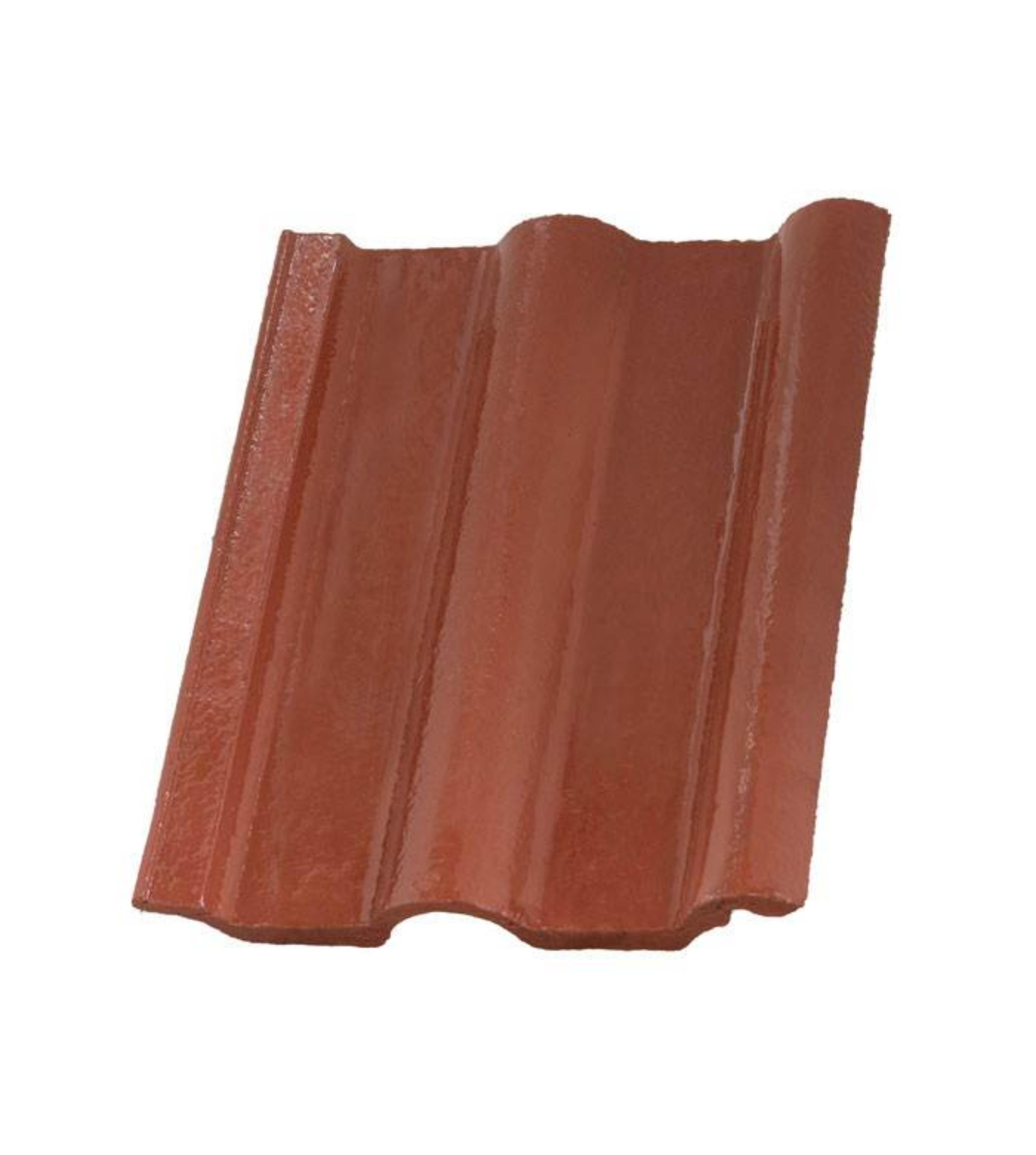 Buy MONIER Roofing 320 x 345 mm Russet Brown Ridge Concrete Tile online ...