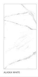 EXXARO Alaska White 600 x 1200 mm White High Glossy Flat Glaze Vitrified Tile_0