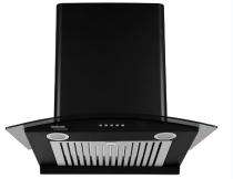 Hindware Amyra Autoclean 60 Black Wall Mounted Chimney 1200 CMH_0