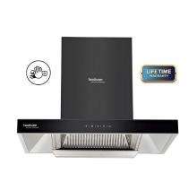 Hindware Octavia 75 Black Wall Mounted Chimney 1350 CMH_0