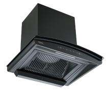 Hindware Nadia Blk Autoclean 60 Black Wall Mounted Chimney 1350 CMH_0