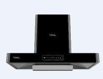 Hindware Ripple Blk Autoclean 60 Black Wall Mounted Chimney 1350 CMH_0
