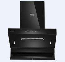 Hindware Skyla Autoclean 75 Black Wall Mounted Chimney 1350 CMH_0
