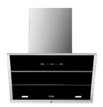 Hindware Regina Autoclean 60 Black Wall Mounted Chimney 1200 CMH_0
