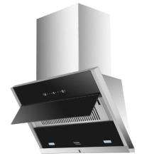 Hindware Regina Autoclean 75 Black Wall Mounted Chimney 1200 CMH_0