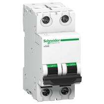 Schneider Electric Double Pole 2 A C Curve MCB_0