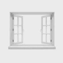 Satyam Casement 2 Track 1 Panel White uPVC Window 6 x 4 ft_0