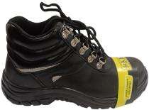 Full CG Leather Steel Toe Safety Shoes Black_0