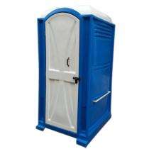 INTEGRITY Mild Steel 8.5 ft Portable Toilet Cabin Blue and White_0