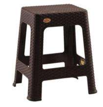 Stools Backless Plastic Brown_0