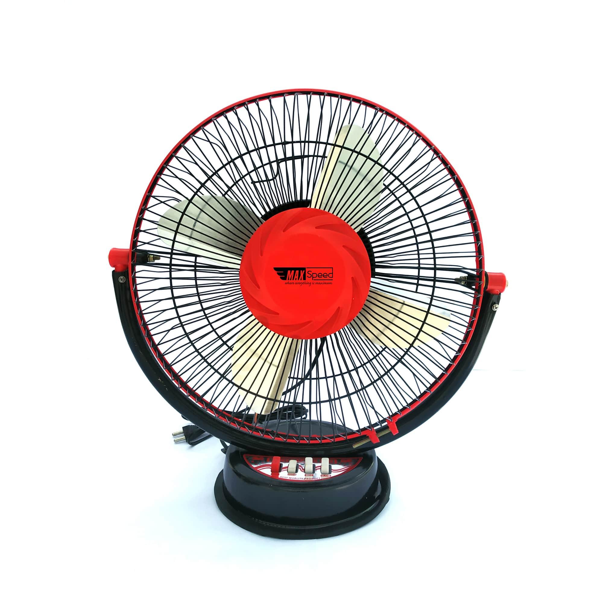 Champion 300 mm 4 Blades Black Table Fan_1