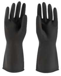 Electrical Silicon Leather Safety Gloves Standard_0