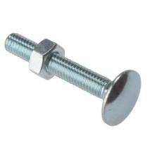 Full Thread Carriage Bolt M10 x 20 IS 2609 8.8_0