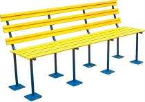 Real Play 4 Seater Waiting Bench Mild Steel 6 x 2 x 2 ft_0