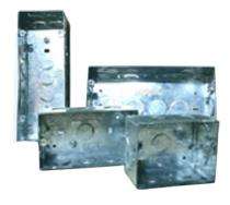 VINAYAKA Galvanized Iron 12 M Flush Metal Box_0