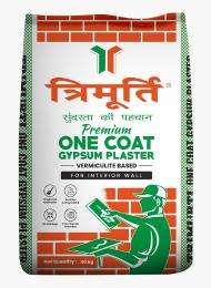 Trimurti One Coat Beta Hemihydrate Gypsum Plasters 40 kg White_0