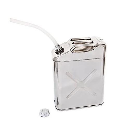 Stainless Steel 20 L Rectangular Grey Fuel Storage Cans_1