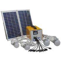 Solar Home Lighting System 3 - 4 LED 1200 mAh 24 hr_0