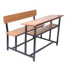 Wooden 2 Seater Student Bench Desk_0