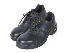 Real Leather Steel Toe Safety Shoes Black_0