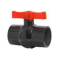 JD Controls 15 mm Short Handle Polypropylene Ball Valves Plain_0