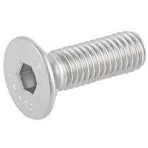 M10 x 100 Countersunk Flat Hex Socket Head Screw 10.9 IS 9001 Galvanized_0