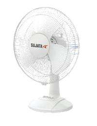 Sujata STF36 400 mm 3 Blades White Table Fan_0
