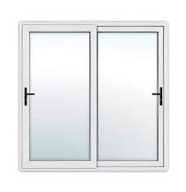 UNIQUE Casement 2 Track 2 Panel White uPVC Window 6 x 4 ft_0